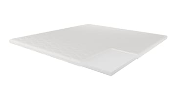 HVILA Overmadrass 160x200 cm – 7 cm polyeterskum, myk/medium med vaskbart trekk - Møbler - Senger - Madrasser - Skummadrass