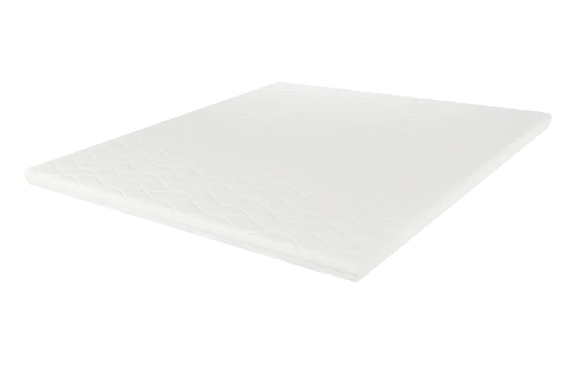 HVILA Overmadrass 180x200 cm – 7 cm polyeterskum, myk/medium med vaskbart trekk
