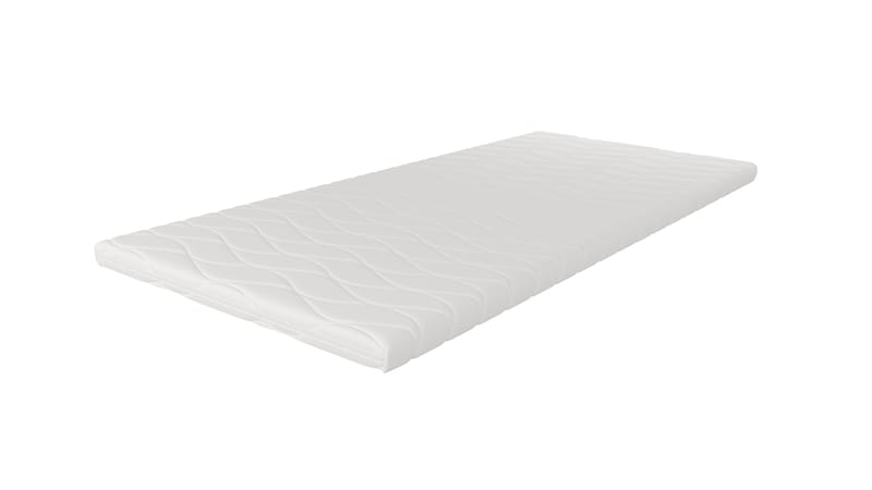 HVILA Overmadrass 90x200 cm – 7 cm medium/fast punktelastisk latex med vaskbart trekk