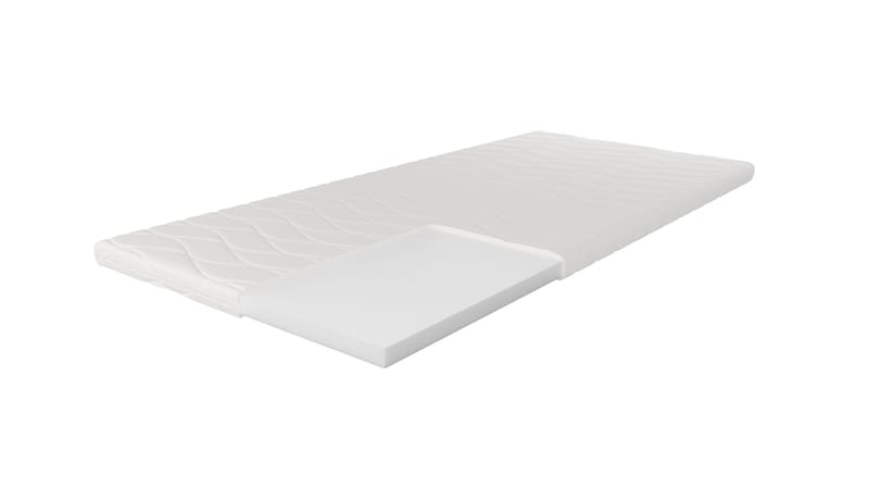 HVILA Overmadrass 90x200 cm – 7 cm myk/medium memoryskum, trykkavlastende med vaskbart trekk - Møbler - Senger - Madrasser - Skummadrass