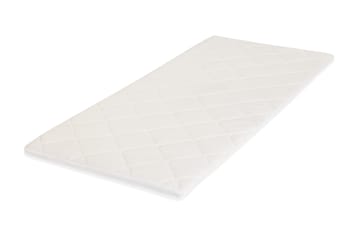 HVILA overmadrass 90x200 cm – 7 cm Myk/Medium polyeterskum, vendbar sommer- og vinterside, vaskbart trekk - Møbler - Senger - Madrasser - Overmadrass