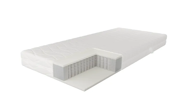 Hvila resårmadrass med vaskbart trekk 90x200 cm - Møbler - Senger - Madrasser - Springfjærmadrass & rammemadras