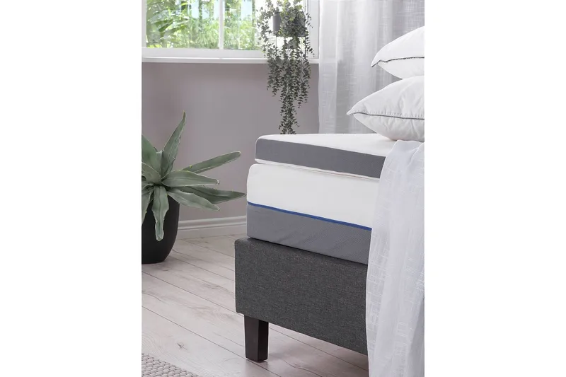 Comfy Overmadrass 180 200 cm - Hvit - Møbler - Senger - Madrasser - Overmadrass