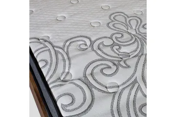 Fjermadrass HARMONY DELUX 160x200xH30cm - Grå/Hvit - Møbler - Senger - Madrasser - Overmadrass