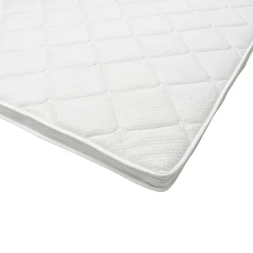 HVILA Duo overmadrass vendbar med sommer- og vinterside, 180x200 cm – 7 cm myk/medium, polyeterskum, vaskbart trekk - Møbler - Senger - Madrasser - Overmadrass