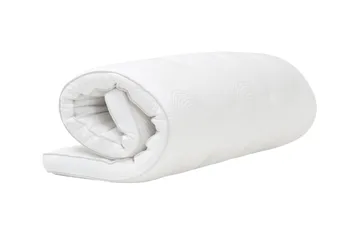 Lyx Overmadrass 140 cm Lateks - Hvit - Møbler - Senger - Madrasser - Overmadrass