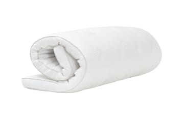 Lyx Overmadrass 140 cm Lateks - Hvit - Møbler - Senger - Madrasser - Overmadrass