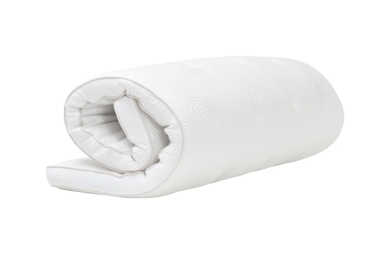 Lyx Overmadrass 140 cm Lateks - Hvit - Møbler - Senger - Madrasser - Overmadrass