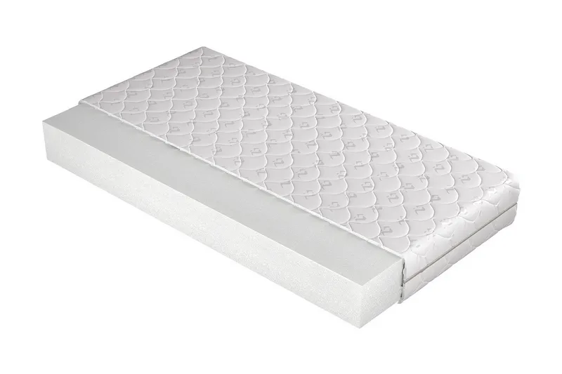 Madrass Lödde 140x200 cm, Hvit