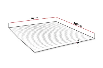 Madrass MANDULA 140x200 - Møbler - Senger - Madrasser - Overmadrass