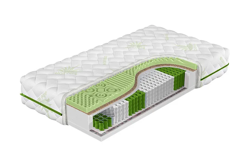 Madrass Mebane Hard 120x200 cm, Hvit