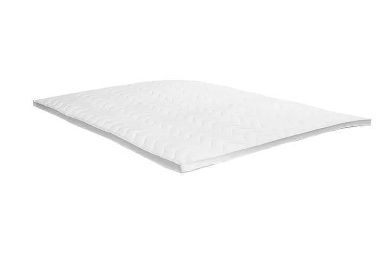 Overmadrass 160x200 cm i Stoff, Hvit