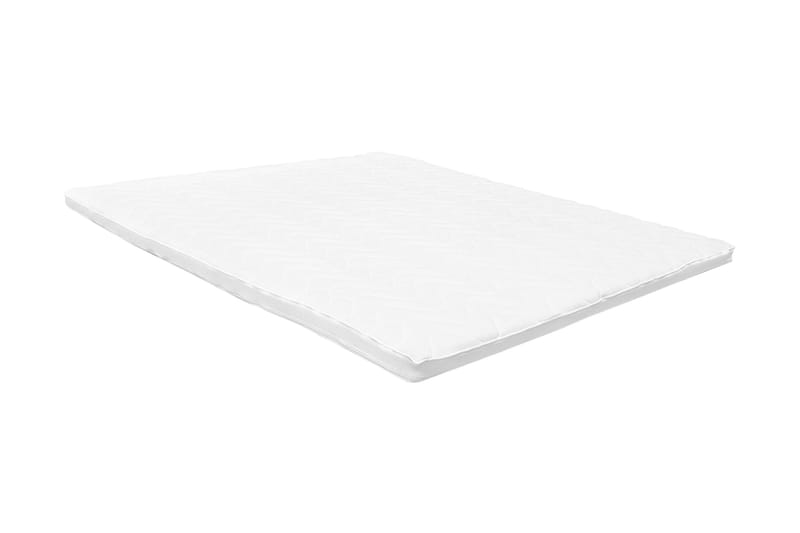 Overmadrass 160x200 cm i Stoff, Hvit