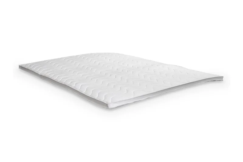 Overmadrass 90x190, Hvit