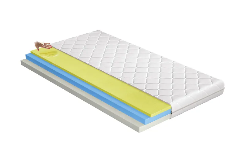 Rivadeza Memoryskum Overmadrass 160x200 cm, Hvit