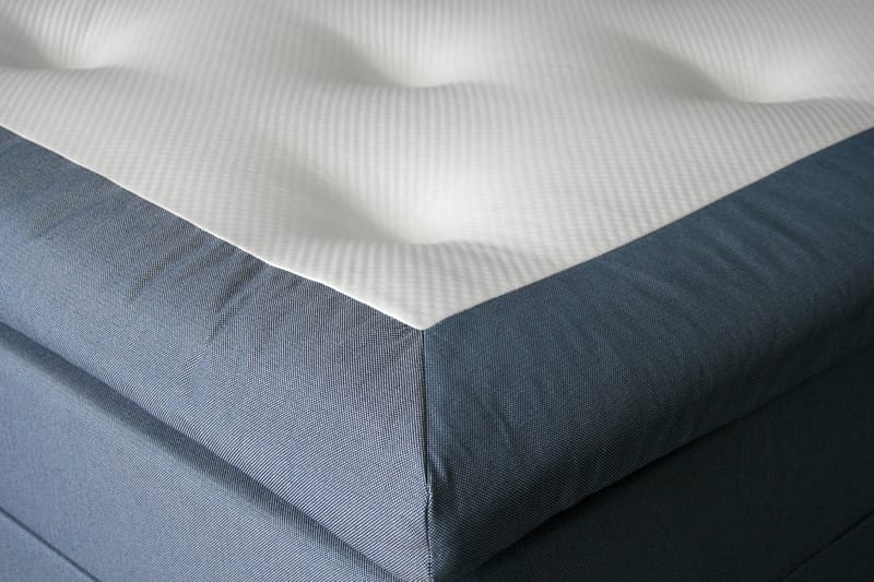 Sengemadrass Olivia 6 Cm Polyeter 160 Blå - Blå - Møbler - Senger - Madrasser - Overmadrass