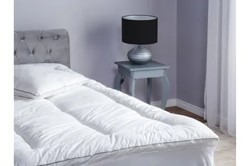 Trivor Overmadrass 160 200 cm - Hvit - Møbler - Senger - Madrasser - Overmadrass