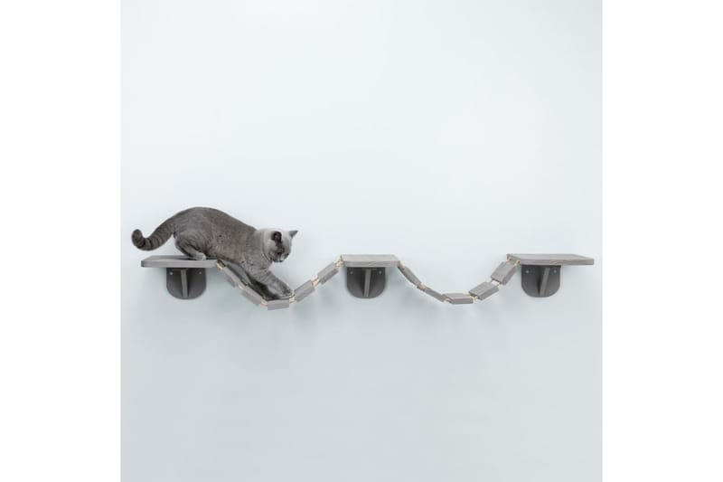 TRIXIE Veggmontert kattestige 150x30 cm gråbrun - Overmadrass