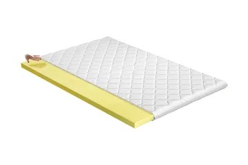 Veganil Madrass 160x200 cm - Hvit - Møbler - Senger - Madrasser - Overmadrass
