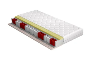 Villroe Madrass 200x200 cm - Hvit - Møbler - Senger - Madrasser - Overmadrass