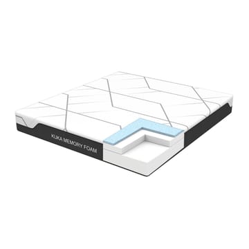 Skummadrass Kuka memory foam 160x200x20 cm - Møbler - Barnemøbler - Barneseng & Juniorseng - Rammemadrass barn & barnemadrass