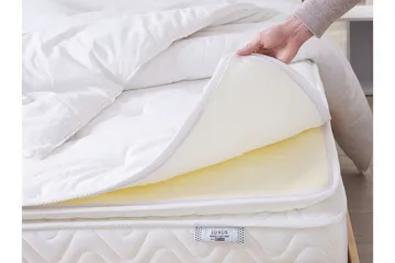 Luxusa Skummadrass 140x200 cm med Avtagbart trekk - Beige - Møbler - Senger - Madrasser - Skummadrass