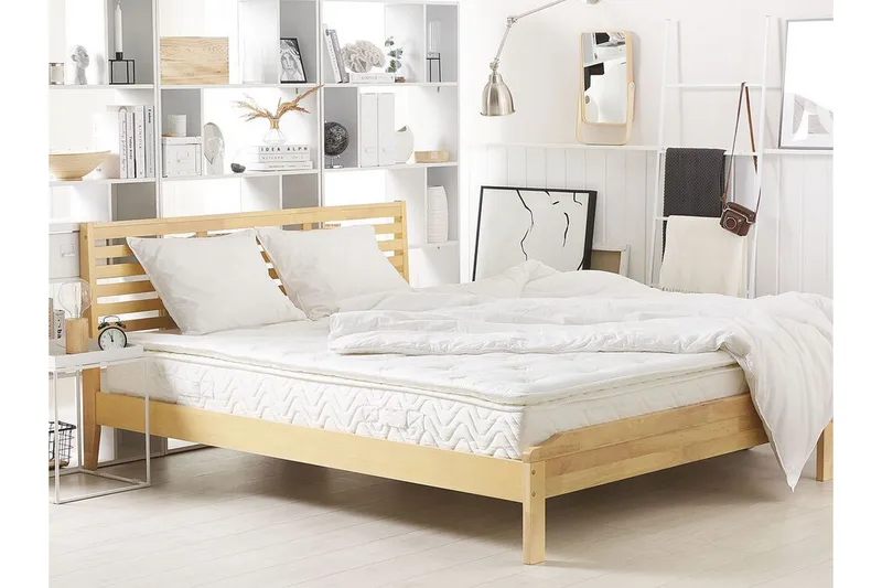 Luxusa Skummadrass 140x200 cm med Avtagbart trekk - Beige - Møbler - Senger - Madrasser - Skummadrass
