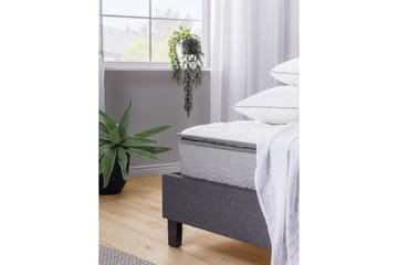 Brathay Springfjærmadrass Fast 140x200 cm - Hvit - Møbler - Senger - Madrasser - Springfjærmadrass & rammemadras