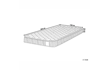 Brathay Springfjærmadrass Fast 140x200 cm - Hvit - Møbler - Senger - Madrasser - Springfjærmadrass & rammemadras