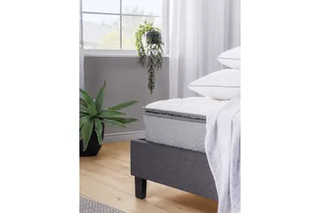 Brathay Springfjærmadrass Fast 90x200 cm - Hvit - Møbler - Senger - Madrasser - Springfjærmadrass & rammemadras