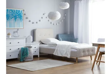 Brathay Springfjærmadrass Fast 90x200 cm - Hvit - Møbler - Senger - Madrasser - Springfjærmadrass & rammemadras