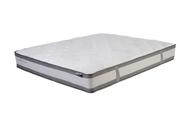 Fjermadrass HARMONY DUO 120x200xH27cm, Hvit/Grå