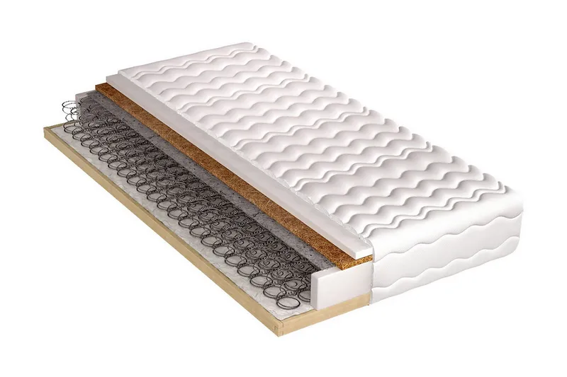 Hela Plus Madrass 200x90x22 cm, Hvit