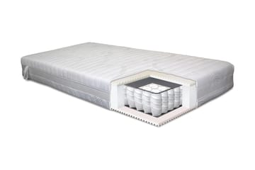 Lowell Springfjærmadrass 80x200 Fast - Hvit - Møbler - Senger - Madrasser - Springfjærmadrass & rammemadras