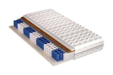 Madrass Atlanta 200x180x20 cm - Flerfarget - Møbler - Senger - Madrasser - Springfjærmadrass & rammemadras