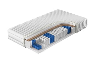 Madrass Barelle 140x200 cm - Hvit - Møbler - Senger - Madrasser - Springfjærmadrass & rammemadras