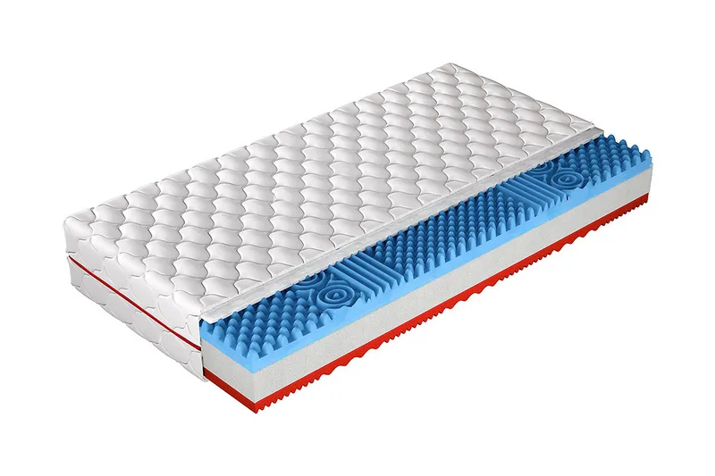 Madrass Flornes 90x200 cm, Hvit