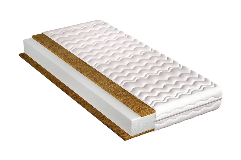 Madrass Kronos 200x140x15 cm, Hvit