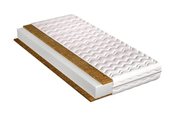 Madrass Kronos 200x90x10 cm - Hvit - Møbler - Senger - Madrasser - Springfjærmadrass & rammemadras