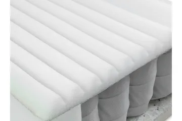 Madrass Velvang 160x200 cm - Hvit - Møbler - Senger - Madrasser - Springfjærmadrass & rammemadras