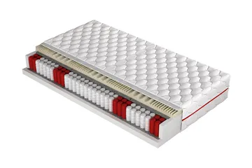 Madrass Velvang 180x200 cm - Hvit - Møbler - Senger - Madrasser - Springfjærmadrass & rammemadras