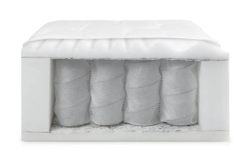 Madrass Velvang 180x200 cm - Hvit - Møbler - Senger - Madrasser - Springfjærmadrass & rammemadras