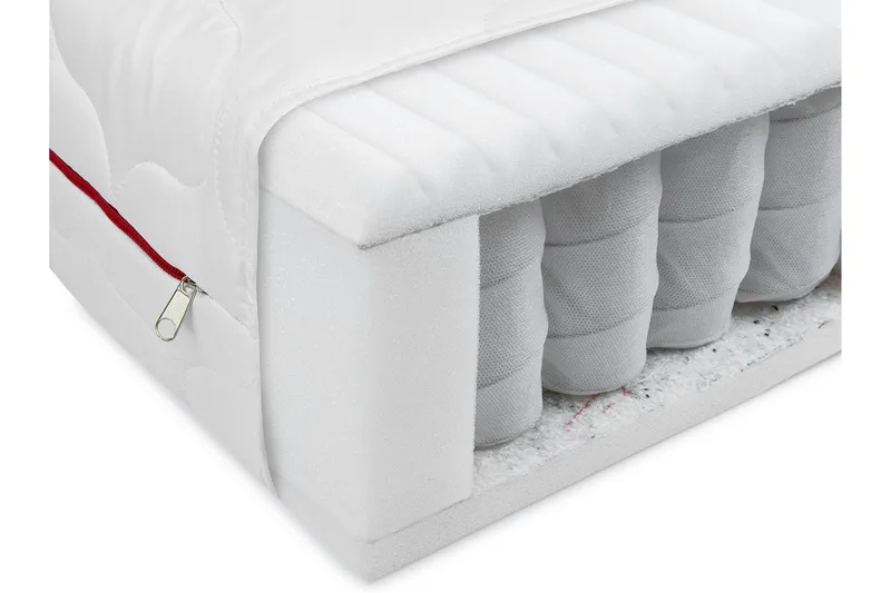 Madrass Velvang 90x200 cm - Hvit - Møbler - Senger - Madrasser - Springfjærmadrass & rammemadras