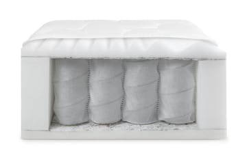 Madrass Velvang 90x200 cm - Hvit - Møbler - Senger - Madrasser - Springfjærmadrass & rammemadras