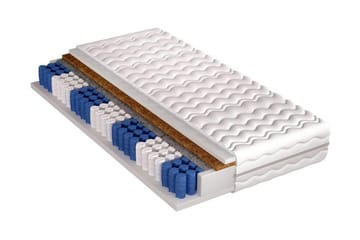 Pocketmadrasse Osino 80x200 - Hvit - Møbler - Senger - Madrasser - Springfjærmadrass & rammemadras