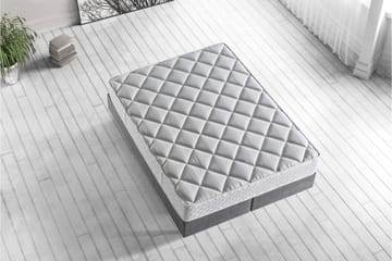 Springfjærmadrass 100x200 cm - Hvit - Møbler - Senger - Madrasser - Springfjærmadrass & rammemadras