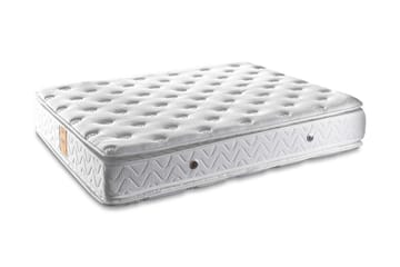 Springfjærmadrass 100x200 cm - Hvit - Møbler - Senger - Madrasser - Springfjærmadrass & rammemadras