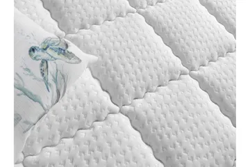 Springfjærmadrass 120x200 cm - Hvit - Møbler - Senger - Madrasser - Springfjærmadrass & rammemadras