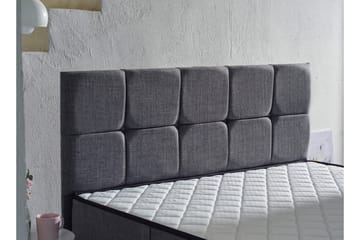 Springfjærmadrass 120x200 cm - Hvit/Grå - Møbler - Senger - Madrasser - Springfjærmadrass & rammemadras