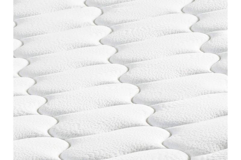 Springfjærmadrass 120x200 cm - Hvit/Orange - Møbler - Senger - Madrasser - Springfjærmadrass & rammemadras